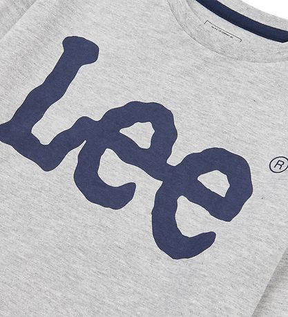 Lee Bluse - Wobbly Graphic - Vintage Grey Heather