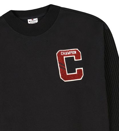 Champion Fashion Sweatshirt - Sort m. Logo