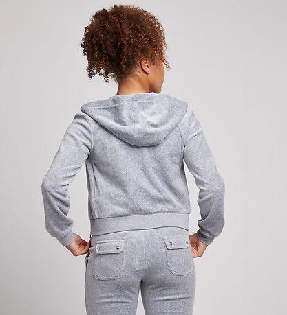 Juicy Couture Cardigan - Velour - Heather Grey