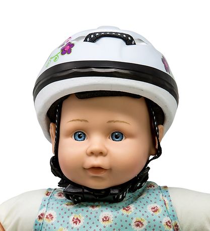 Mini Mommy Dukkecykelhjelm - Hvid