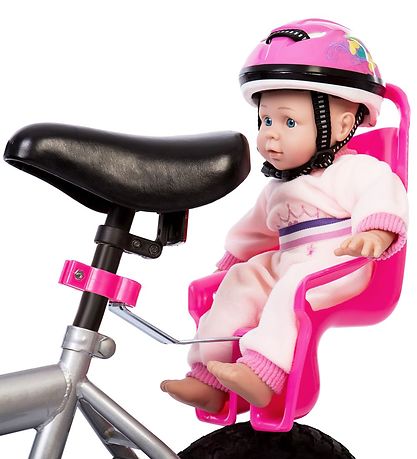 MaMaMeMo Cykelstol Til Dukke - Pink