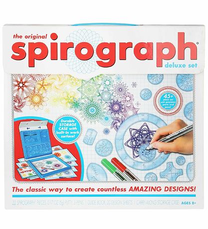 Spirograph Tegnest - 45 dele - Deluxe Set