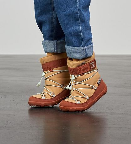 Affenzahn Vinterstvler - Snowboot Econyl - Beige/Brown
