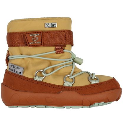 Affenzahn Vinterstvler - Snowboot Econyl - Beige/Brown