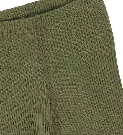 Hust and Claire Leggings - Lee - Rib - Uld - Dusty Green
