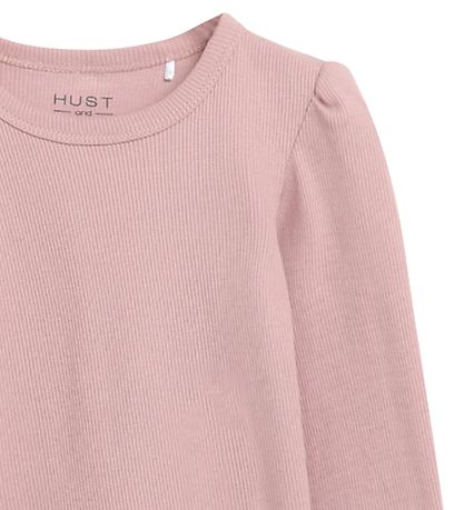 Hust and Claire Bluse - Andia - Rib - Dusty Rose