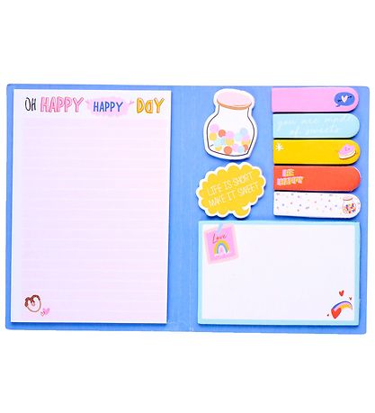 Ooly Sticky Notes Bog - Side Notes - Happy Day
