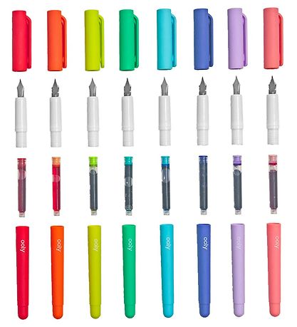 Ooly Fyldepen - 8 Stk - Color Write Fountain Pens