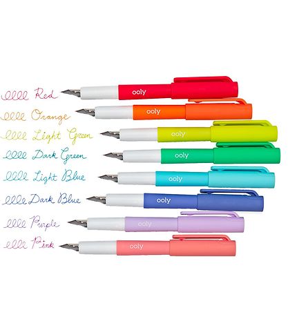 Ooly Fyldepen - 8 Stk - Color Write Fountain Pens