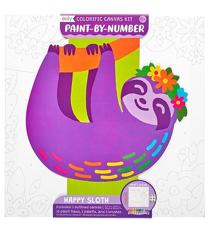 Ooly Paint By Number St - Happy Sloth