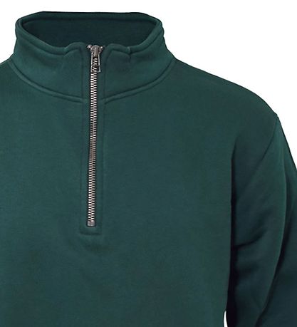 Hound sweatshirt - Half Zip - Deep green