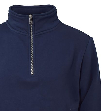 Hound Sweatshirt - Half Zip - Navy