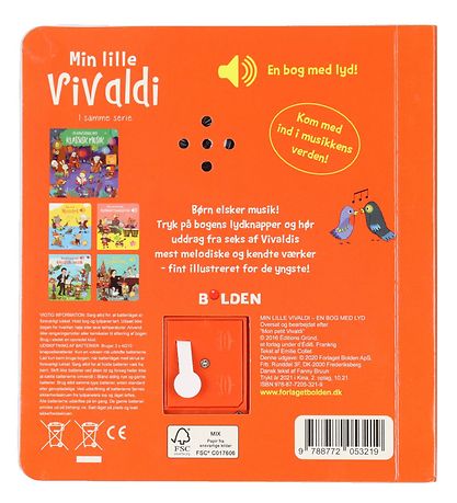 Forlaget Bolden Bog - Min Lille Vivaldi - Dansk