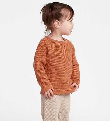 Voksi Cardigan - Uld - Sandstone Peach