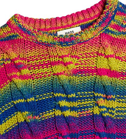 Mads Nrgaard Bluse - Uld/Akryl - Kolly Sweater - Purple Multi