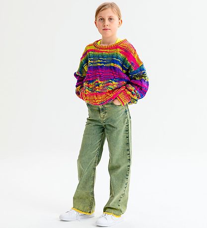 Mads Nørgaard Bluse - Uld/Akryl - Kolly Sweater - Purple Multi
