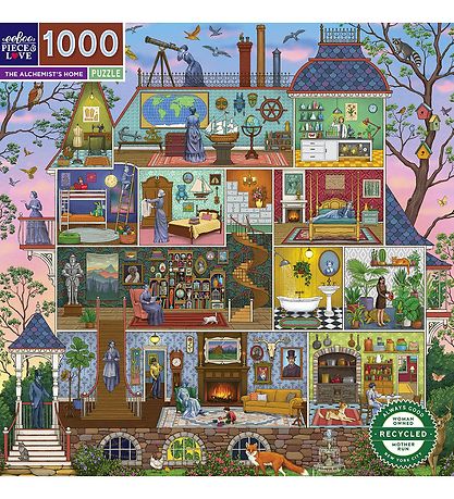 EeBoo Puslespil - 1000 Brikker - 58,5x58,5 cm - The Alchemist's 