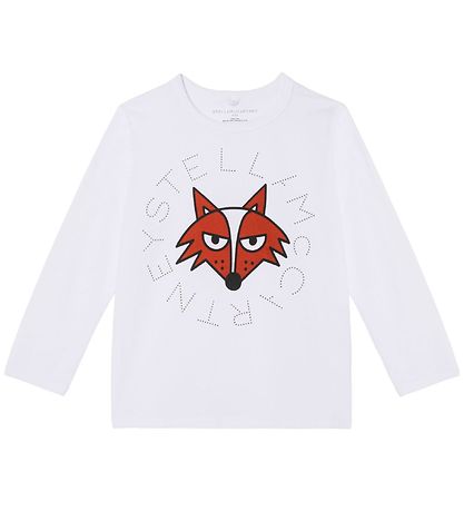 Stella McCartney Kids Bluse - Hvid m. Rv