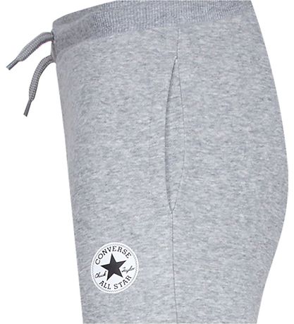 Converse Sweatpants - Terry Pant - Grey Heather/Black