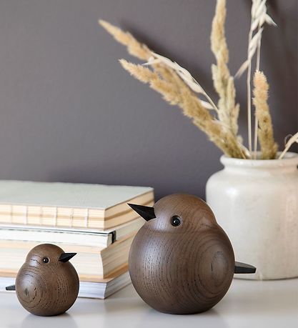 Novoform Træfigur - Mama Sparrow - Smoke Stained Oak