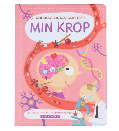 Karrusel Forlag Bog m. Flapper - Min Krop - Dansk