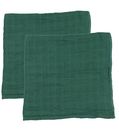Pippi Baby Stofbleer - 6-Pak - 65x65 cm - Deep Lichen Green