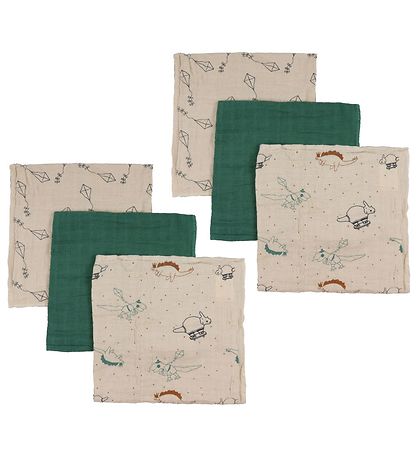 Pippi Stofbleer - 6-Pak - 65x65 cm - Deep Lichen Green