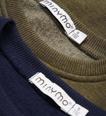 Minymo Sweatshirt - 2-Pak - Dark Olive