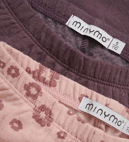 Minymo Leggings - 2-Pak - Misty Rose