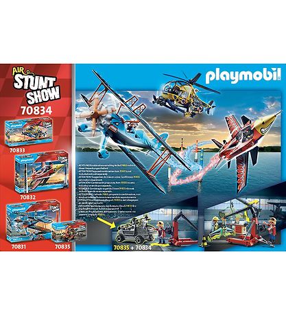 Playmobil Air Stuntshow - Servicestation - 70834 - 85 Dele
