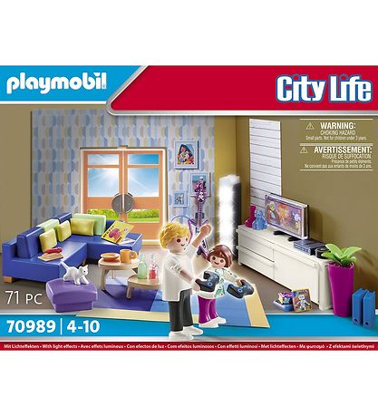 Playmobil City Life - Stue - 70989 - 71 Dele