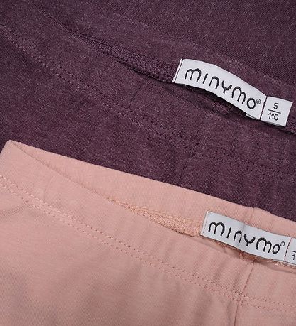 Minymo Leggings - 2-Pak - Misty Rose