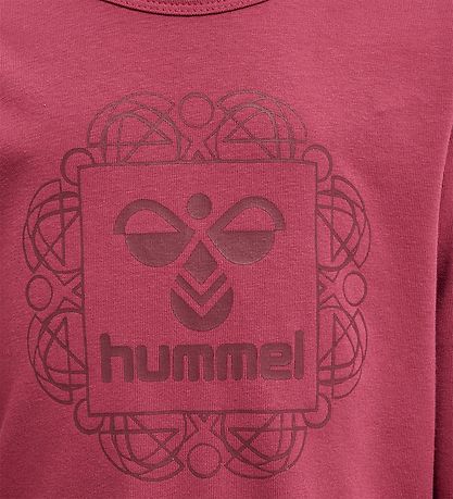 Hummel Bluse - hmlHelga T-Shirt L/S - Earth Red