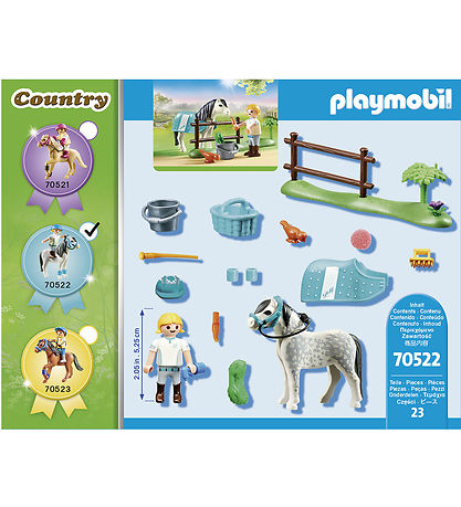 Playmobil Country - Klassisk Pony Samlerobjekt - 70522 - 23 Dele