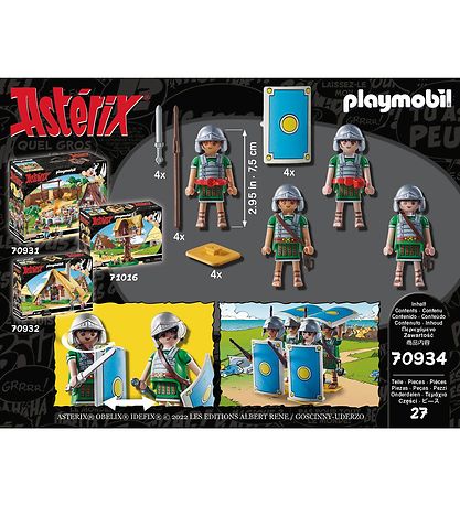 Playmobil Asterix - Romerske Tropper - 70934 - 27 Dele