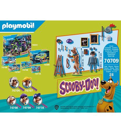 Playmobil Scooby-Doo - Eventyr med Black Knight - 70709 - 28 Del