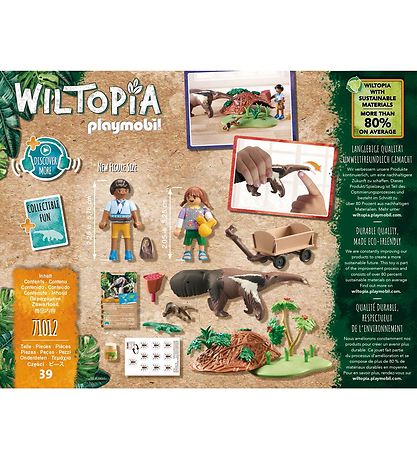 Playmobil Wiltopia - At passe en myresluger - 71012 - 39 Dele