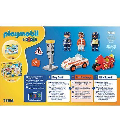 Playmobil 1.2.3 - Hverdagens Helte - 71156 - 8 Dele