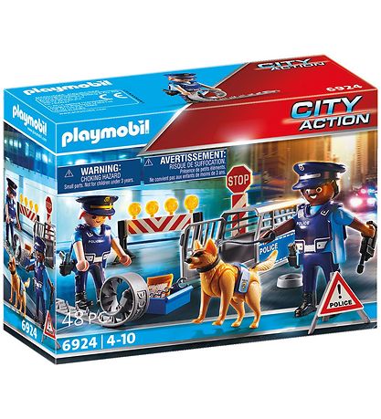Playmobil City Action - Politivejsprring - 6924 - 48 Dele