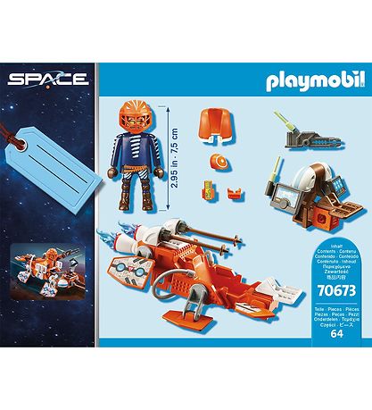 Playmobil Space - Gavest "Space Speeder" - 70673 - 64 Dele
