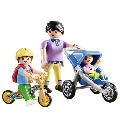 Playmobil City Life - Mor Med Brn - 70284 - 17 Dele