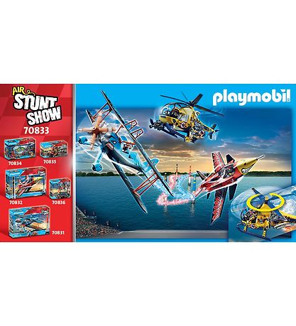 Playmobil Air Stuntshow - Filmhold-Helikopter - 70833 - 36 Dele