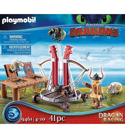 Playmobil Dragon Racing - Gorbet Med Frekaster - 9461 - 41 Dele