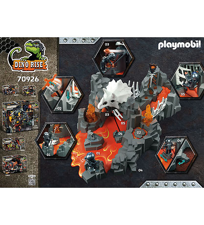 Playmobil Dino Rise - Vogter Af Lavakilden - 70926 - 43 Dele