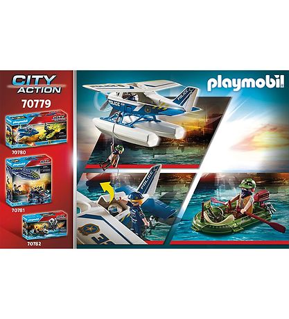 Playmobil City Action - Politi-Vandflyver: Smuglerjagt - 70779 -