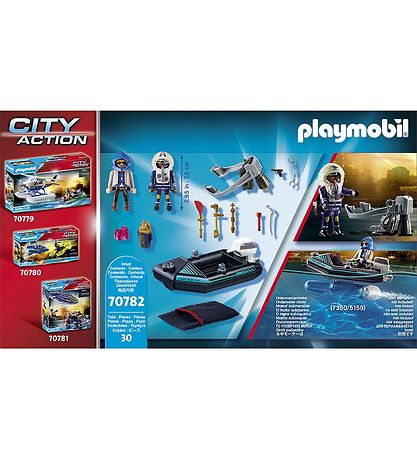 Playmobil City Action - Politi-Jetpack: Anholdelse Af Kunsttyven