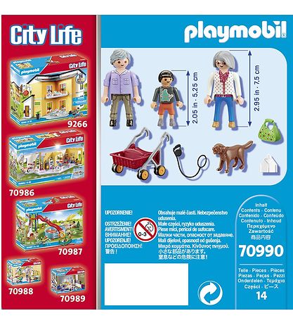 Playmobil City Life - Bedsteforldre Med Brnebrn - 70990 - 14