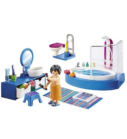 Playmobil Dollhouse - Badevrelse Med Karbad - 70211 - 51 Dele