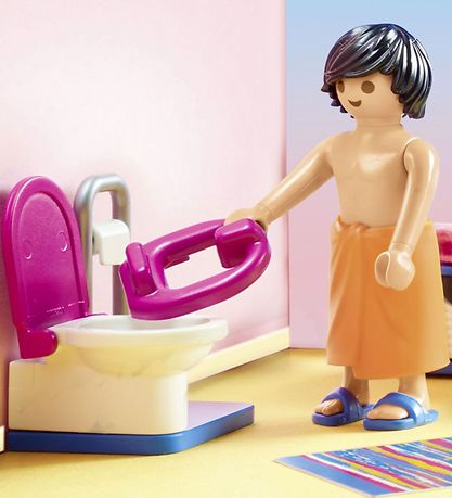 Playmobil Dollhouse - Badevrelse Med Karbad - 70211 - 51 Dele