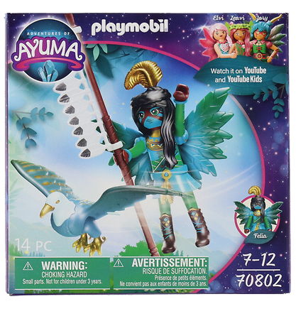 Playmobil Ayuma - Knight Fairy Med Totemdyr - 70802 - 14 Dele